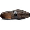 imageJITAI Mens Velvet Loafers Dress Shoes Loafers for Men Tuxedo Suit ShoesBrown32