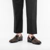 imageJITAI Mens Velvet Loafers Dress Shoes Loafers for Men Tuxedo Suit ShoesBrown32