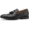imageJITAI Mens Lindford Moc Toe Bit Slipon Penny Loafer Party ShoesBlack06