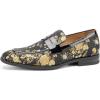 imageJITAI Mens Velvet Loafers Dress Shoes Loafers for Men Tuxedo Suit ShoesGold41