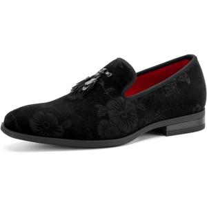 imageJITAI Mens Fashion Loafers Wedding Shoes Loafers for Men Party ShoesBlack30