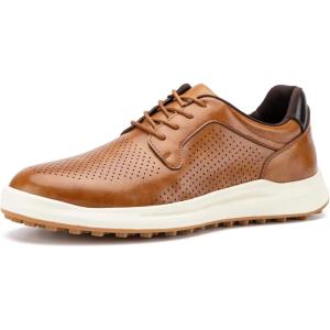 imageJITAI Mens Fashion Sneakers Shoes Lightweight Fashion Shoes with Wingtip Brogue ampamp Laceup Design Casual Business ShoesBrown09