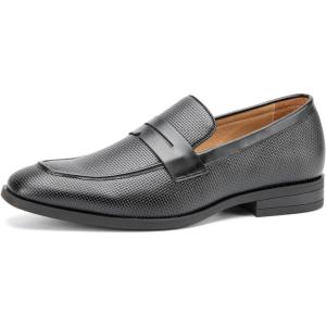 imageJITAI Mens Velvet Loafers Dress Shoes Loafers for Men Tuxedo Suit ShoesBlack43