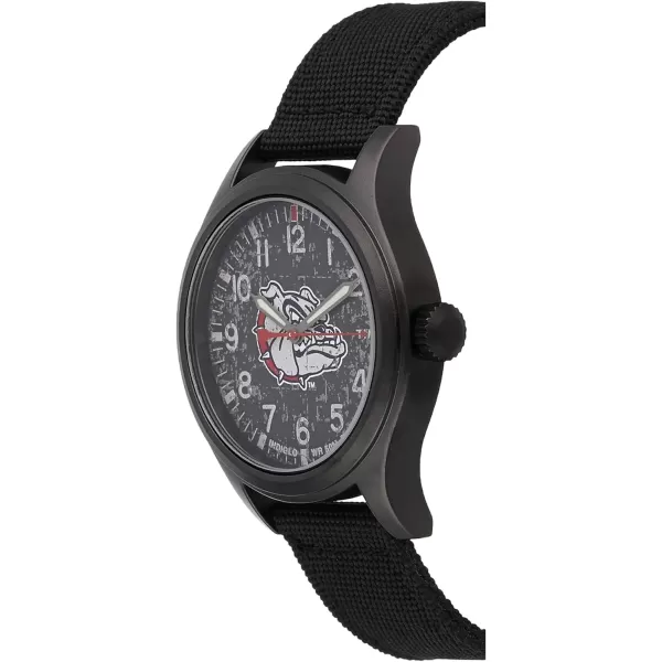 Mens Collegiate Scout 40mm Quartz Fabric StrapGonzaga Bulldogs
