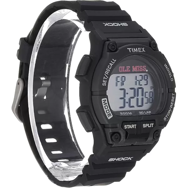 Mens Takeover 42mm Quartz Watch with Resin StrapOle Miss Rebels