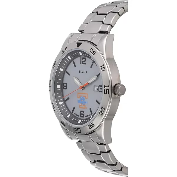 Timex Tribute Mens Collegiate Citation 42mm Watch  Tennessee Lady Volunteers with Stainless Steel Expansion Band