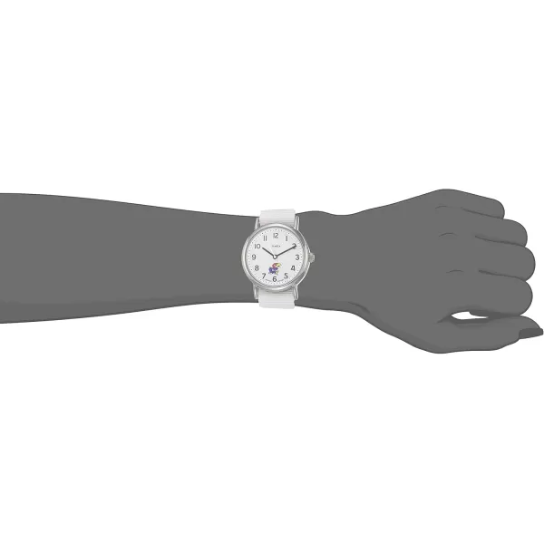Womens Weekender 38mm Quartz Watch with Fabric StrapKansas Jayhawks