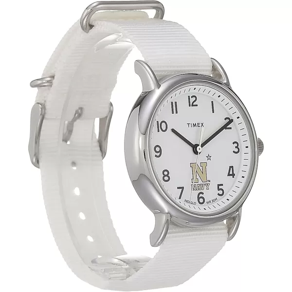 Womens Weekender 38mm Quartz Watch with Fabric StrapNavy Midshipmen