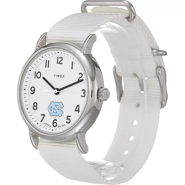 Womens Weekender 38mm Quartz Watch with Fabric StrapNorth Carolina Tar Heels