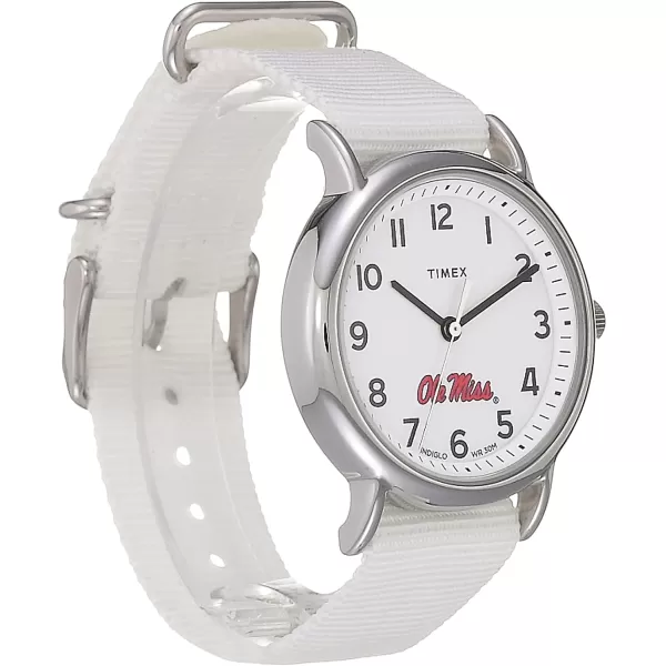 Womens Weekender 38mm Quartz Watch with Fabric StrapOle Miss Rebels