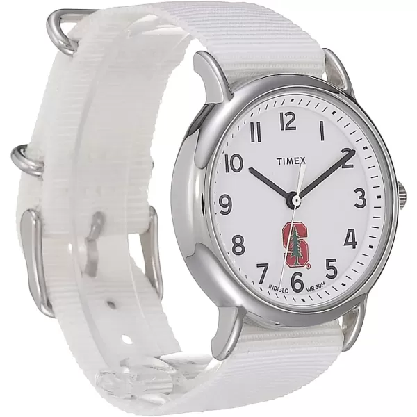 Womens Weekender 38mm Quartz Watch with Fabric StrapStanford Cardinal