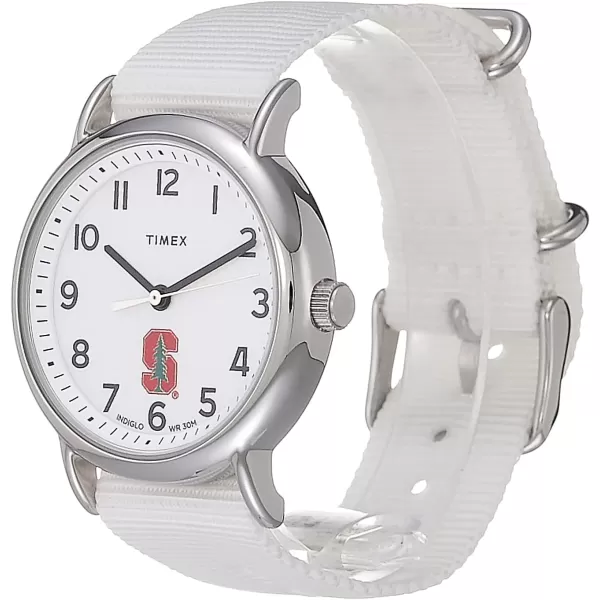 Womens Weekender 38mm Quartz Watch with Fabric StrapStanford Cardinal