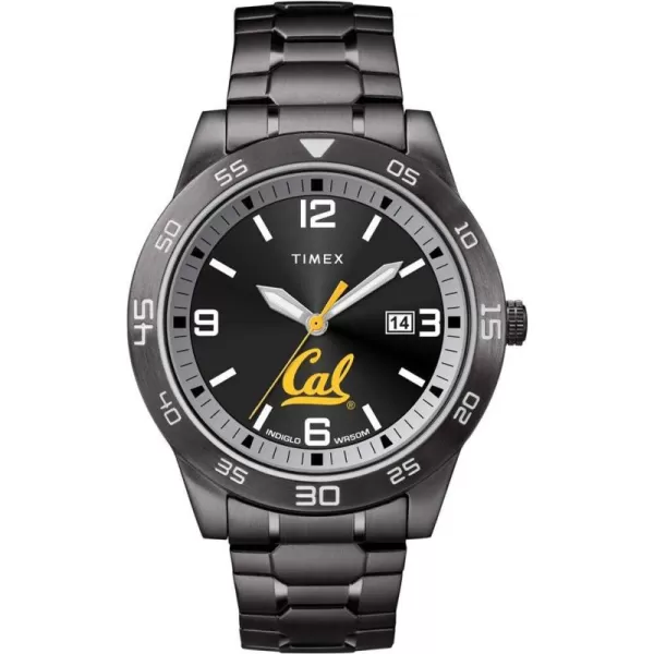 Mens Acclaim 42mm Quartz Watch with Stainless Steel StrapCalifornia Golden Bears