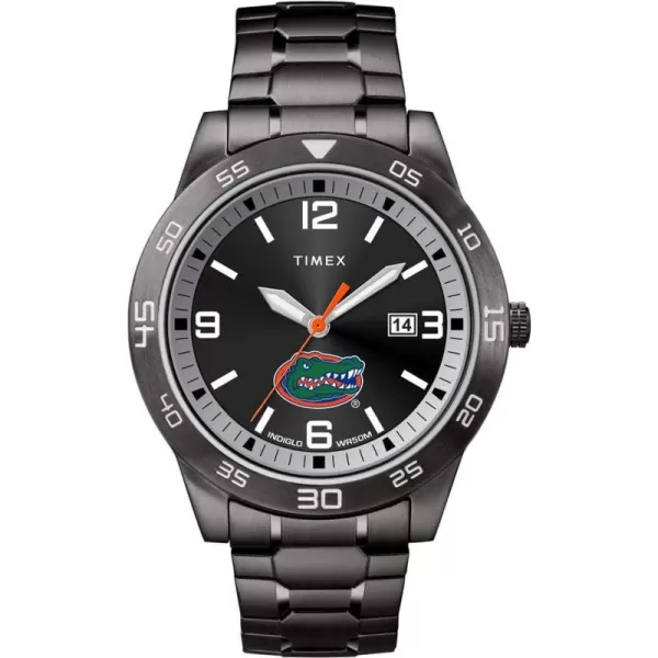 Mens Acclaim 42mm Quartz Watch with Stainless Steel StrapFlorida Gators