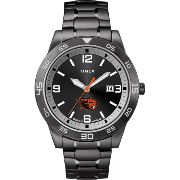 Mens Acclaim 42mm Quartz Watch with Stainless Steel StrapOregon State Beavers
