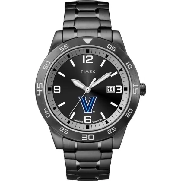 Mens Acclaim 42mm Quartz Watch with Stainless Steel StrapVillanova Wildcats