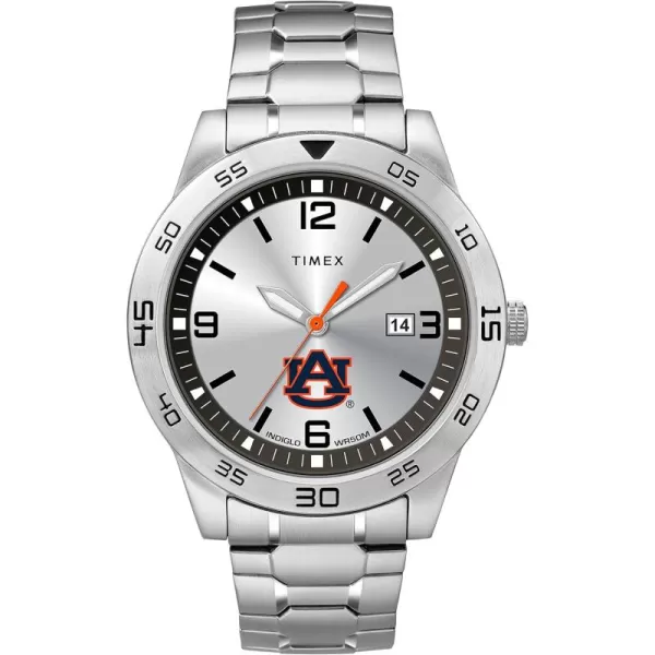 Mens Citation 42mm Quartz Watch with Stainless Steel StrapAuburn Tigers