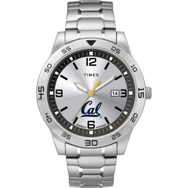 Mens Citation 42mm Quartz Watch with Stainless Steel StrapCalifornia Golden Bears