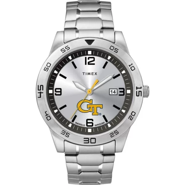 Mens Citation 42mm Quartz Watch with Stainless Steel StrapGeorgia Tech Yellow Jackets