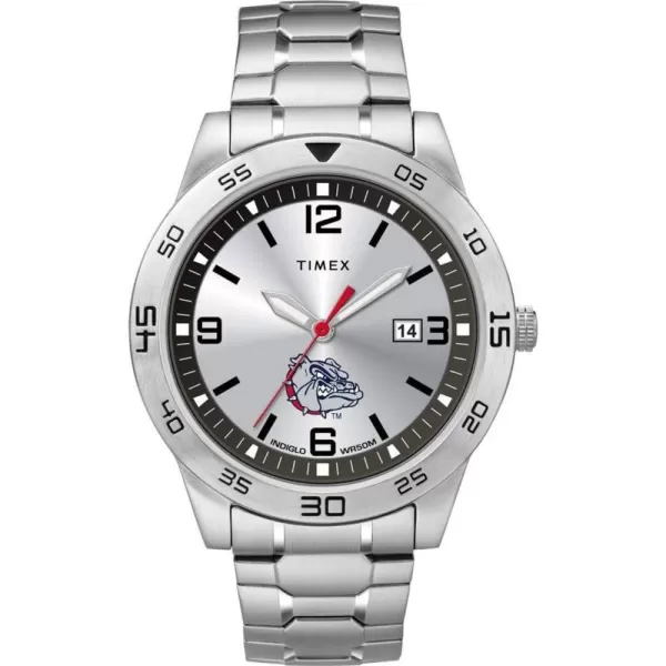 Mens Citation 42mm Quartz Watch with Stainless Steel StrapGonzaga Bulldogs