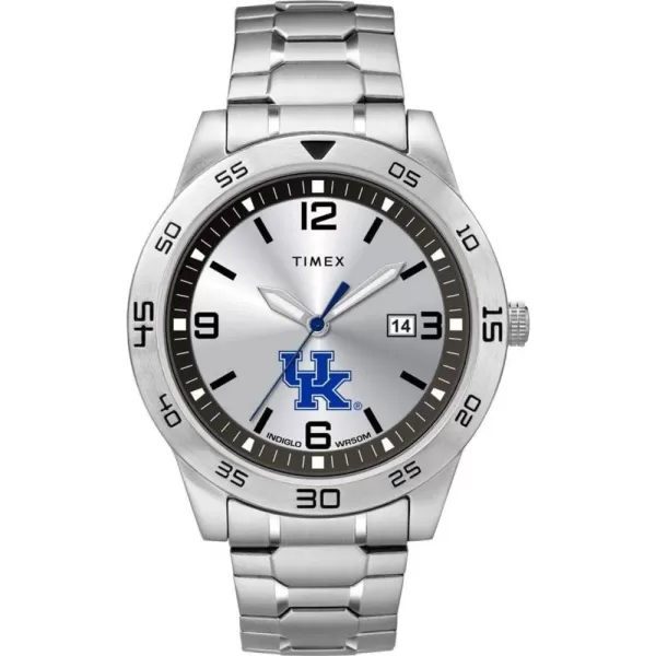 Mens Citation 42mm Quartz Watch with Stainless Steel StrapKentucky Wildcats