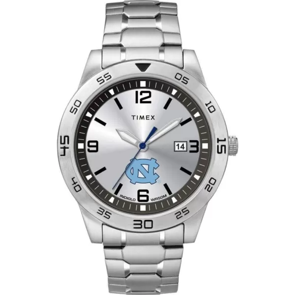 Mens Citation 42mm Quartz Watch with Stainless Steel StrapNorth Carolina Tar Heels
