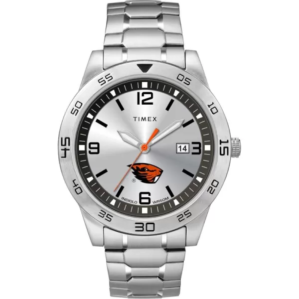 Mens Citation 42mm Quartz Watch with Stainless Steel StrapOregon State Beavers