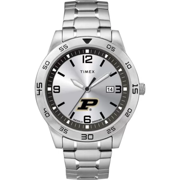 Mens Citation 42mm Quartz Watch with Stainless Steel StrapPurdue Boilermakers