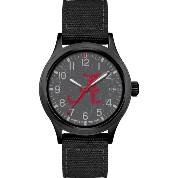 Mens Collegiate Scout 40mm Quartz Fabric StrapAlabama Crimson Tide