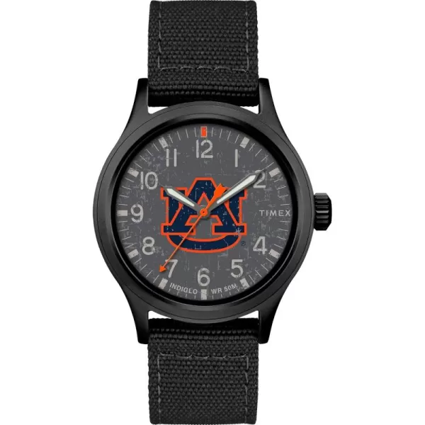 Mens Collegiate Scout 40mm Quartz Fabric StrapAuburn Tigers