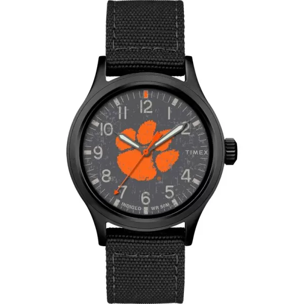 Mens Collegiate Scout 40mm Quartz Fabric StrapClemson Tigers