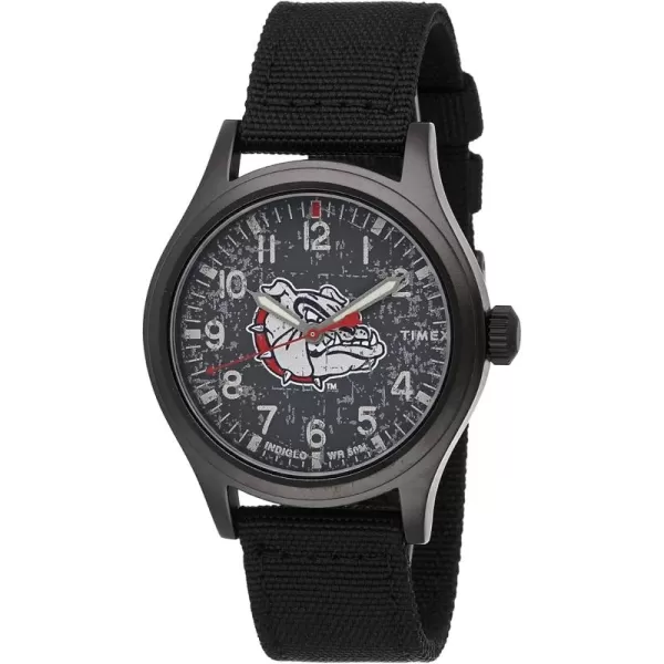Mens Collegiate Scout 40mm Quartz Fabric StrapGonzaga Bulldogs