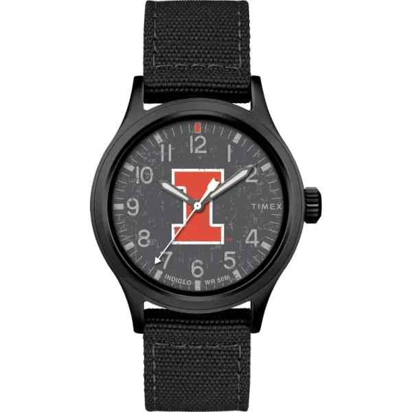 Mens Collegiate Scout 40mm Quartz Fabric StrapIllinois Fighting Illini