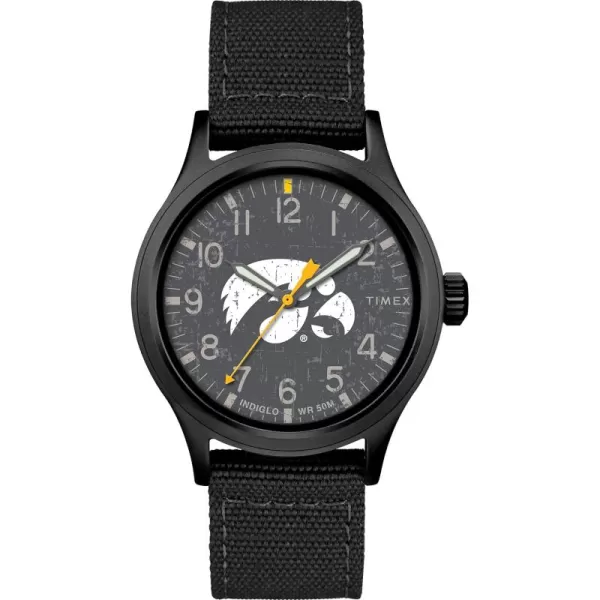 Mens Collegiate Scout 40mm Quartz Fabric StrapIowa Hawkeyes