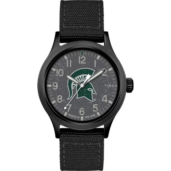 Mens Collegiate Scout 40mm Quartz Fabric StrapMichigan State Spartans
