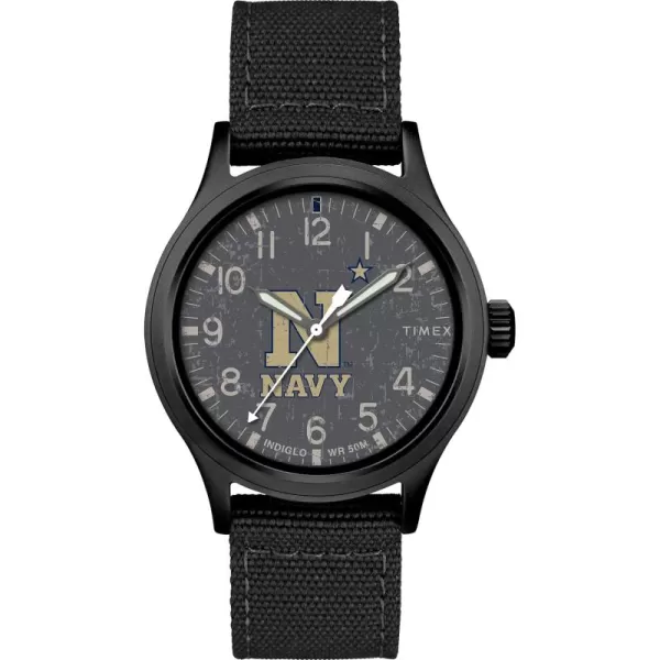 Mens Collegiate Scout 40mm Quartz Fabric StrapNavy Midshipmen