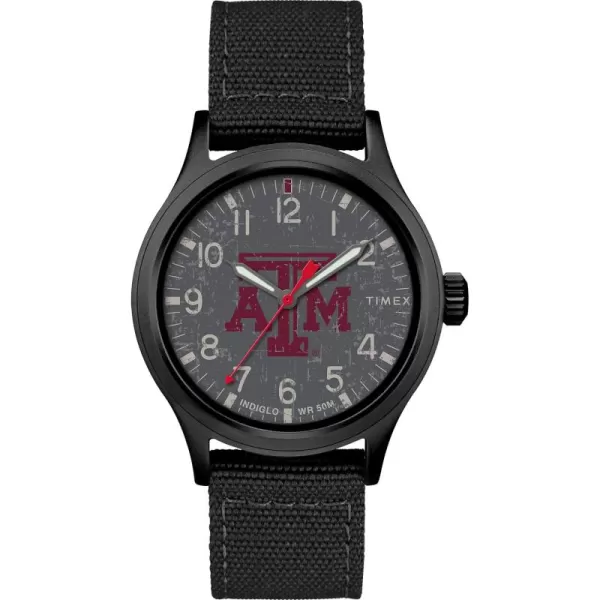 Mens Collegiate Scout 40mm Quartz Fabric StrapTexas AM Aggies