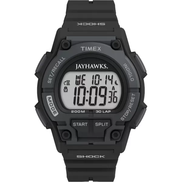 Mens Takeover 42mm Quartz Watch with Resin StrapKansas Jayhawks