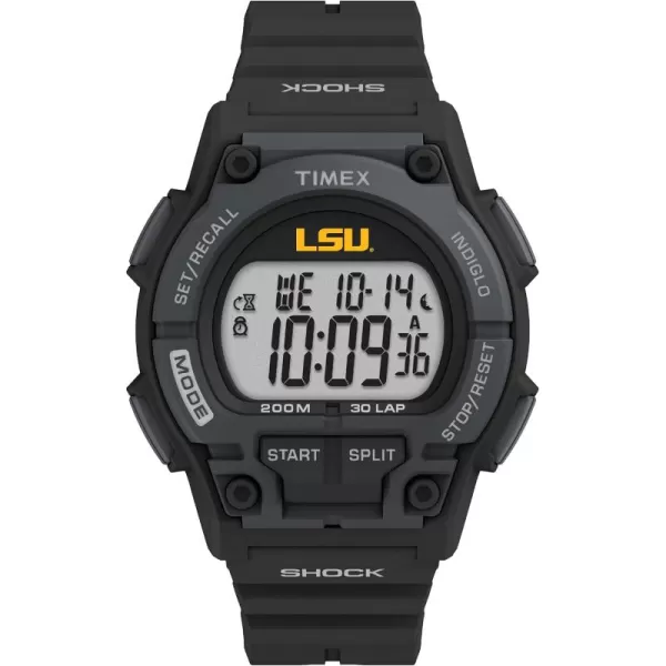 Mens Takeover 42mm Quartz Watch with Resin StrapLSU Tigers