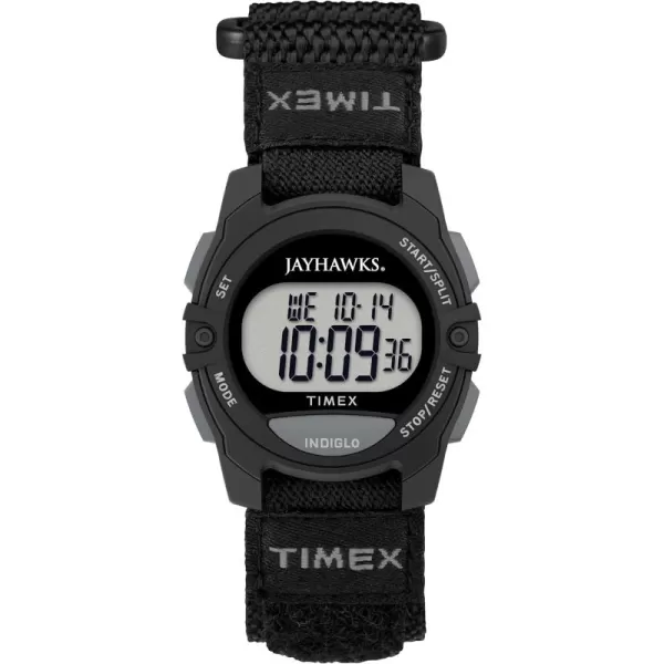 Rivalry 33mm Quartz Watch with Fabric StrapKansas Jayhawks