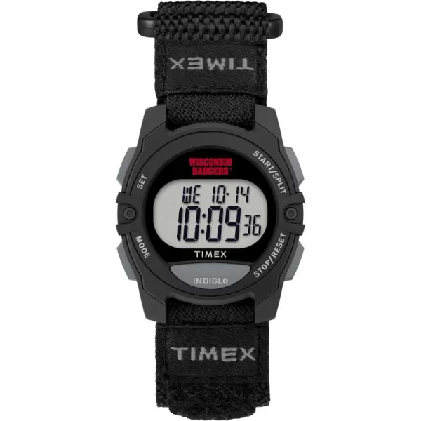 Rivalry 33mm Quartz Watch with Fabric StrapWisconsin Badgers
