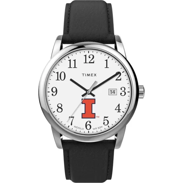 Timex Mens Collegiate Easy Reader 38mm WatchIllinois Fighting Illini