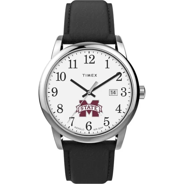 Timex Mens Collegiate Easy Reader 38mm WatchMississippi State Bulldogs