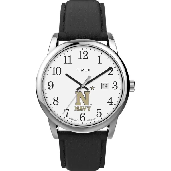 Timex Mens Collegiate Easy Reader 38mm WatchNavy Midshipmen