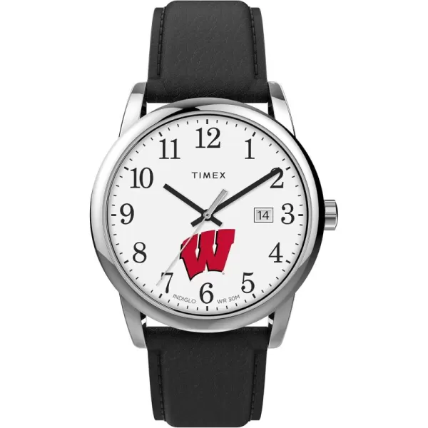 Timex Mens Collegiate Easy Reader 38mm WatchWisconsin Badgers