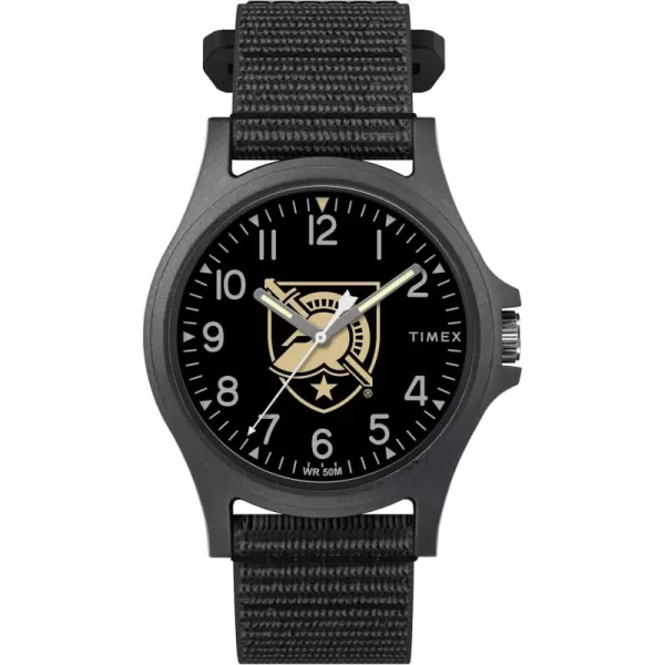 Timex Mens Collegiate Pride 40mm WatchArmy Black Knights