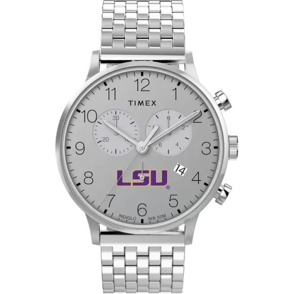 Tribute Mens Waterbury 40mm Quartz Watch with Stainless Steel Strap