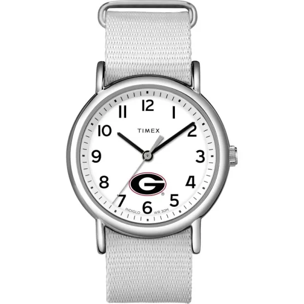 Womens Weekender 38mm Quartz Watch with Fabric StrapGeorgia Bulldogs