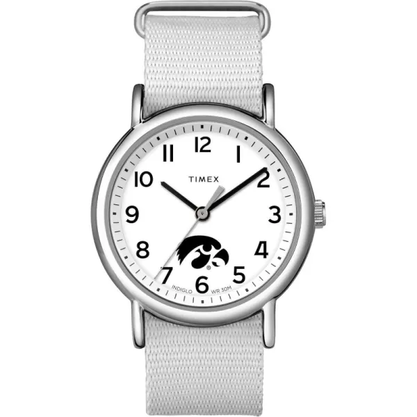 Womens Weekender 38mm Quartz Watch with Fabric StrapIowa Hawkeyes