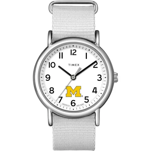 Womens Weekender 38mm Quartz Watch with Fabric StrapMichigan Wolverines